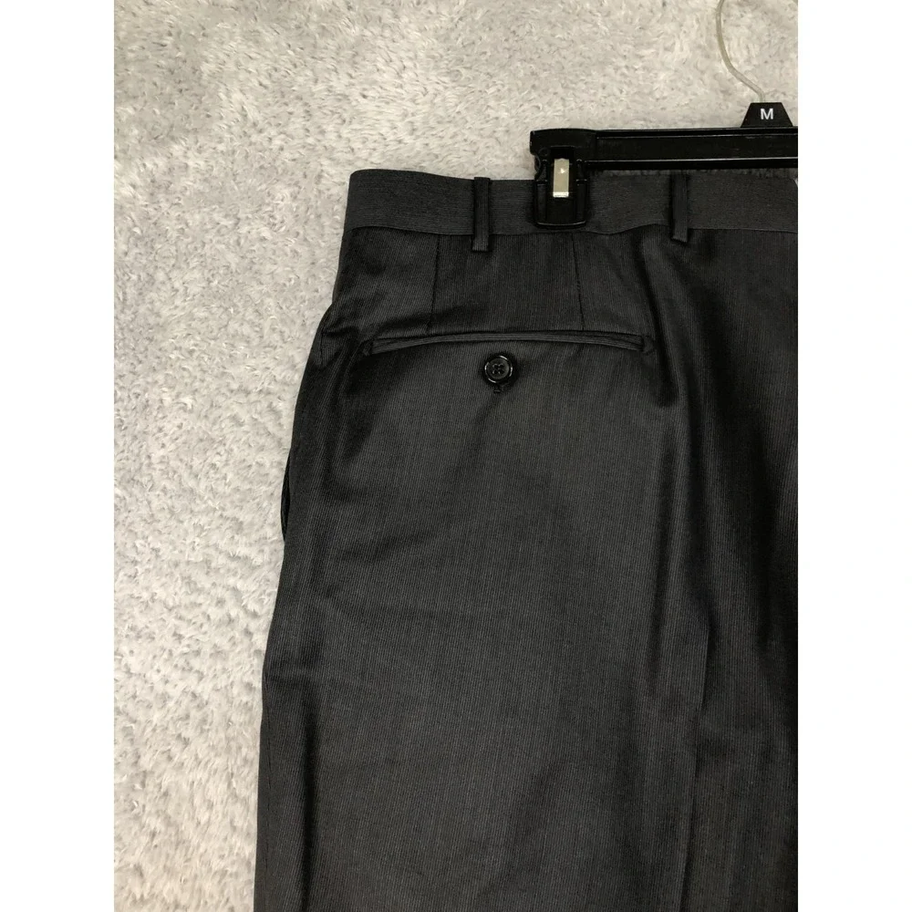 Corneliani Pants Men 36x34 (Tag 54R) 100% Virgin Wool Black